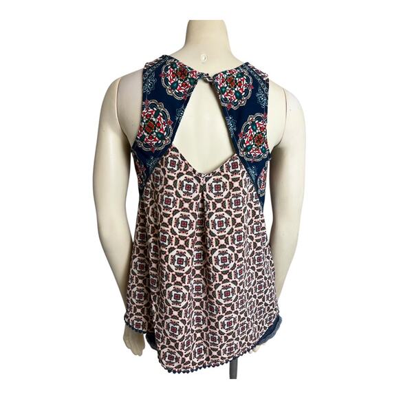 Festival Top Shirt Blouse Concert Summer Skimpy Beach Crop y2k Tank Boho S - Picture 5 of 7